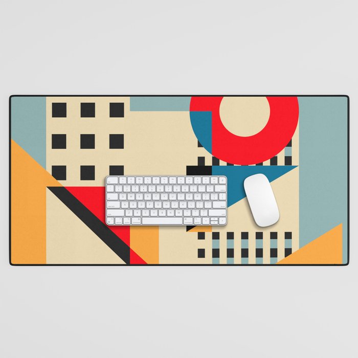 Dream Geometric City Desk Mat Gallery Image 1