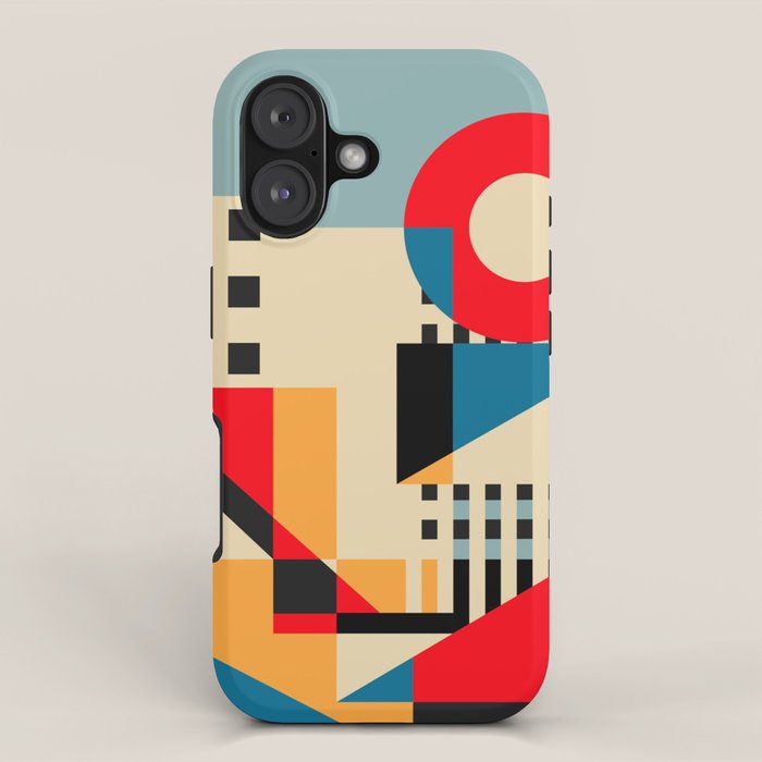 Dream Geometric City iPhone Case Gallery Image 1