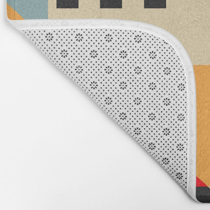 Dream Geometric City Bath Mat Gallery Image 2