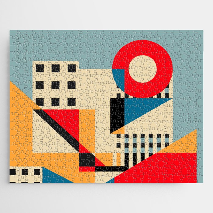 Dream Geometric City Jigsaw Puzzle Gallery Image 1