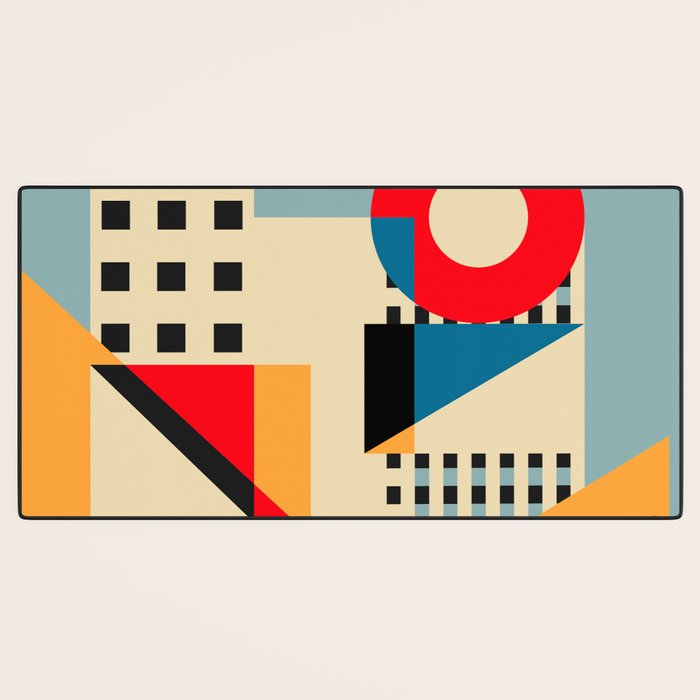 Dream Geometric City Desk Mat Gallery Image 3