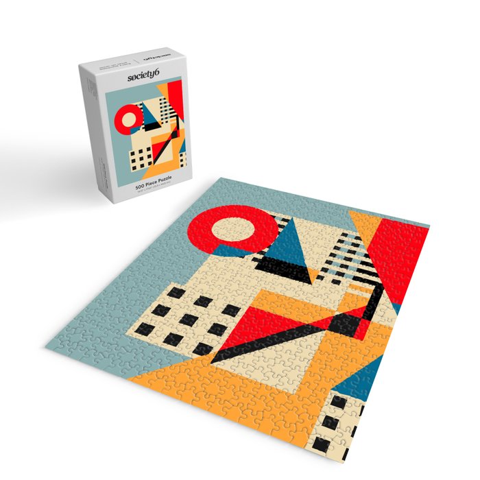 Dream Geometric City Jigsaw Puzzle Gallery Image 2
