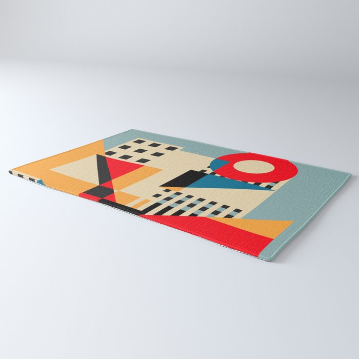 Dream Geometric City Rug Gallery Image 3