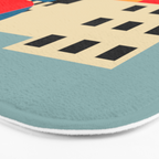 Dream Geometric City Bath Mat Gallery Image 3