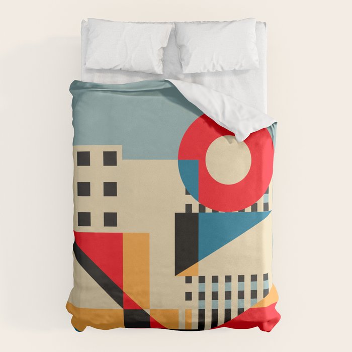 Dream Geometric City Duvet Cover Gallery Image 1