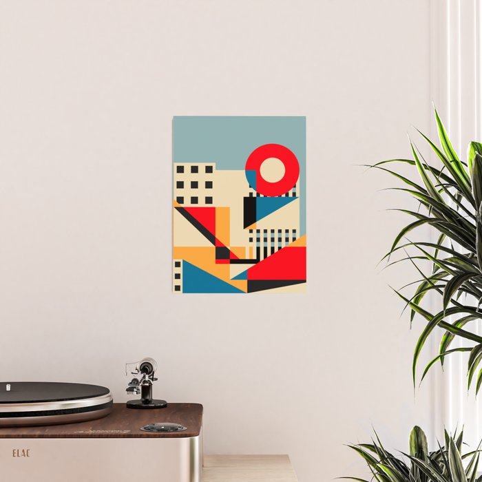 Dream Geometric City Poster Gallery Image 2