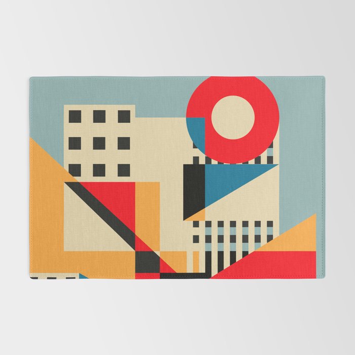 Dream Geometric City Rug Gallery Image 2