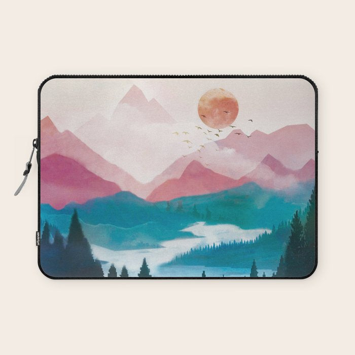 Wilderness Becomes Alive at Night II Laptop Sleeve Gallery Image 1