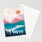 Wilderness Becomes Alive at Night II Stationery Card Gallery Image 2