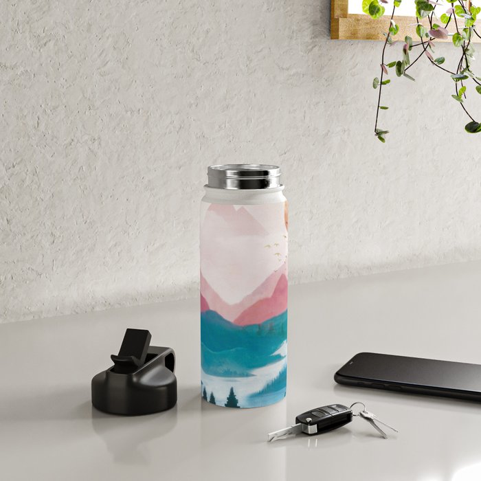Wilderness Becomes Alive at Night II Water Bottle Gallery Image 4