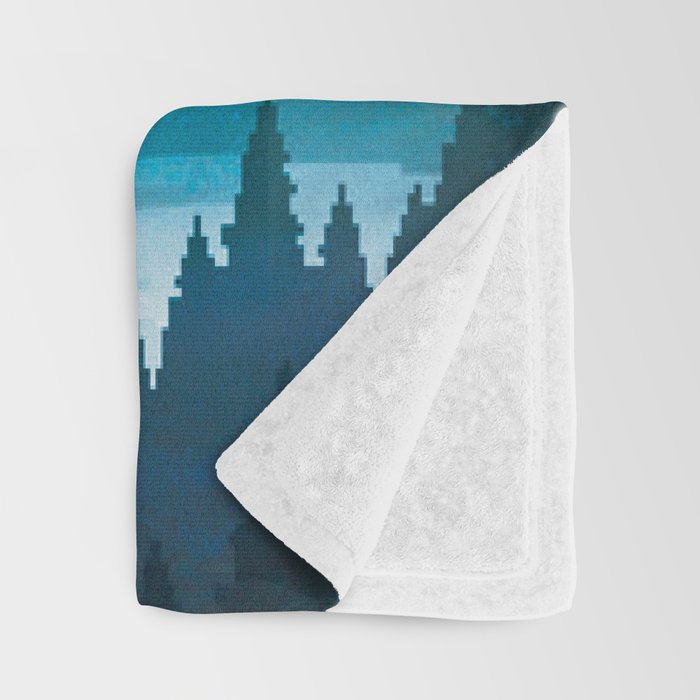 Wilderness Becomes Alive at Night II Throw Blanket Gallery Image 3