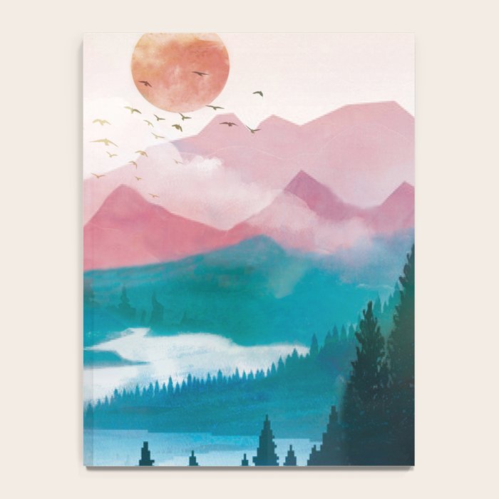 Wilderness Becomes Alive at Night II Notebook Gallery Image 4