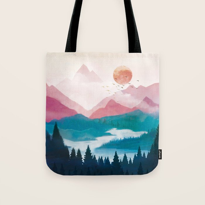 Wilderness Becomes Alive at Night II Tote Bag Gallery Image 1