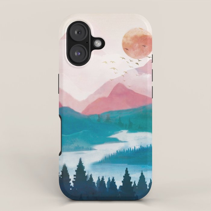 Wilderness Becomes Alive at Night II iPhone Case Gallery Image 1