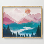 Wilderness Becomes Alive at Night II Serving Tray Gallery Image 1