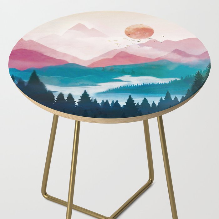 Wilderness Becomes Alive at Night II Side Table Gallery Image 2