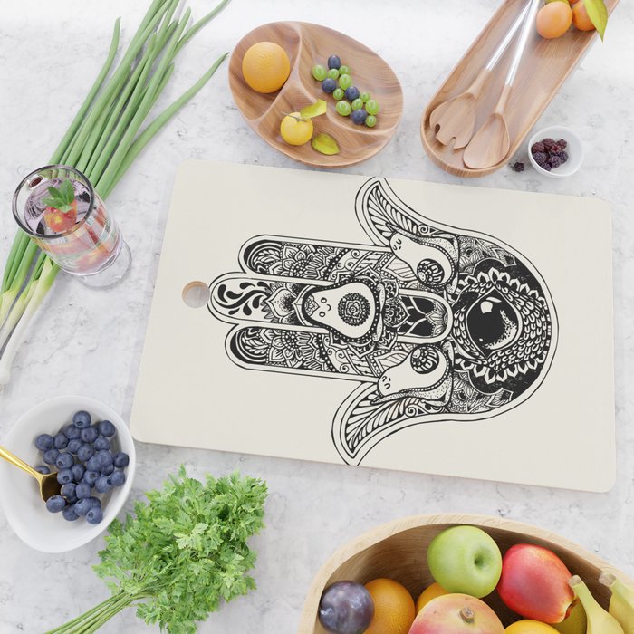 Hamsa Hand Avocado Cutting Board Gallery Image 2