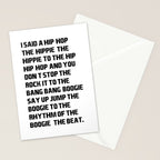 RAPPERS DELIGHT I Said A Hip Hop Stationery Card Gallery Image 2