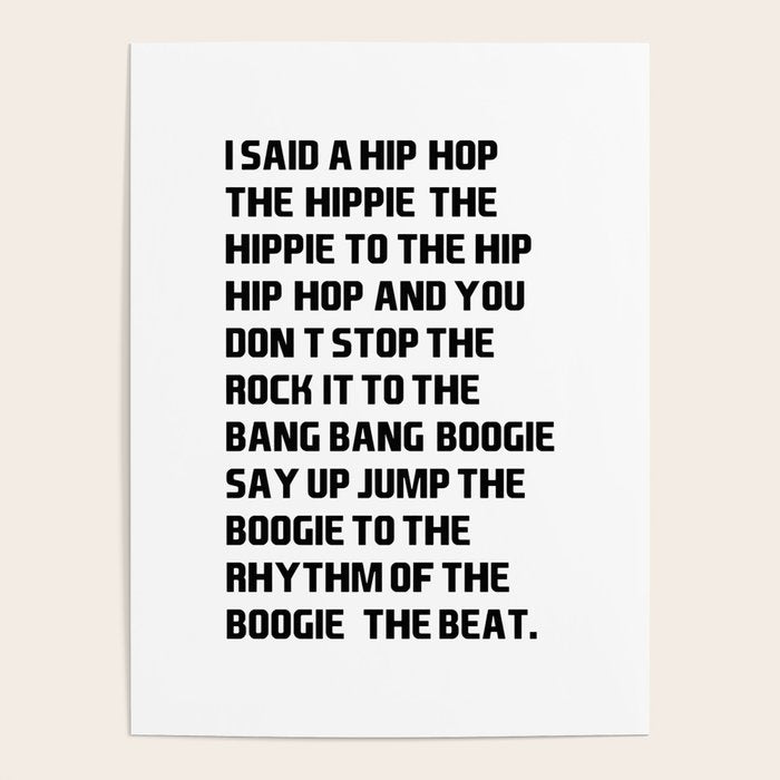 RAPPERS DELIGHT I Said A Hip Hop Poster Gallery Image 1