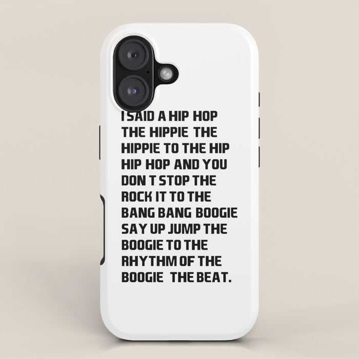 RAPPERS DELIGHT I Said A Hip Hop iPhone Case Gallery Image 1