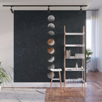 Phases of the Moon II Wall Mural Gallery Image 1