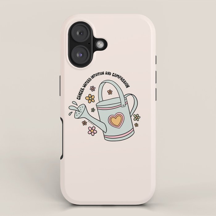 Cancer Zodiac Watering Can iPhone Case Gallery Image 1
