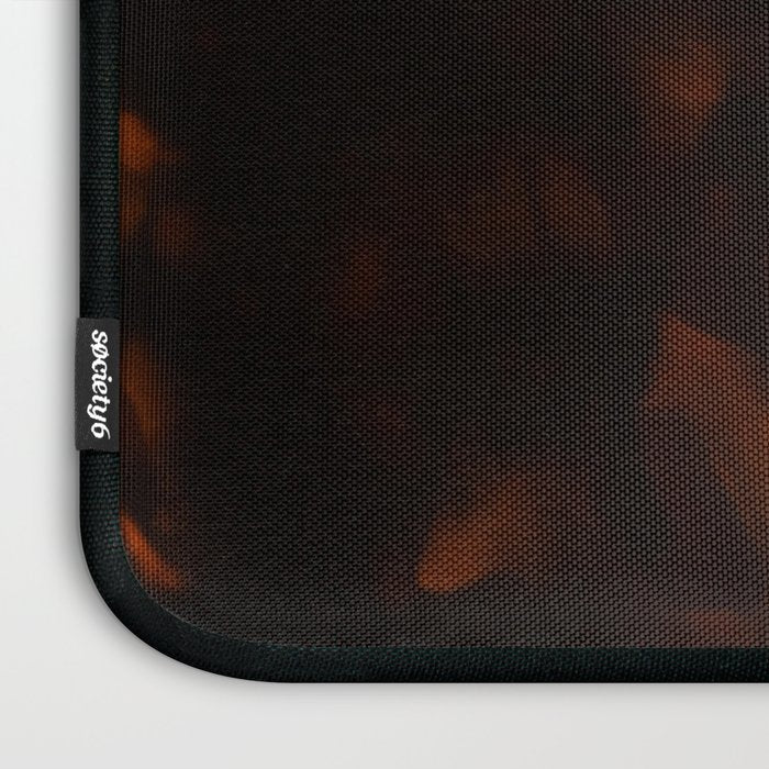 Tortoiseshell Pattern Amber Red Laptop Sleeve Gallery Image 3