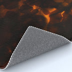 Tortoiseshell Pattern Amber Red Rug Gallery Image 4