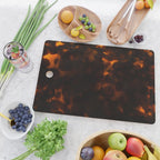 Tortoiseshell Pattern Amber Red Cutting Board Gallery Image 2
