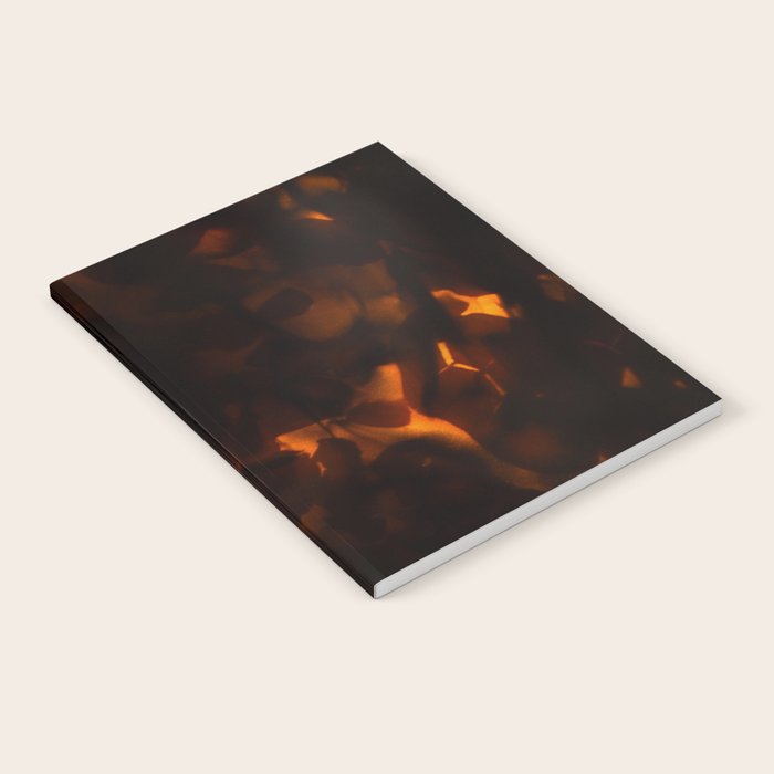 Tortoiseshell Pattern Amber Red Notebook Gallery Image 2