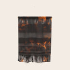 Tortoiseshell Pattern Amber Red Wall Hanging Gallery Image 1