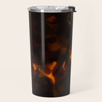 Tortoiseshell Pattern Amber Red Travel Mug Gallery Image 2
