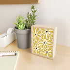 Daisy chain - yellow Mini Art Print Gallery Image 2