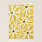 Daisy chain - yellow Stationery Card Gallery Image 2