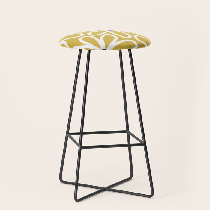 Daisy chain - yellow Stool Gallery Image 1