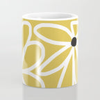 Daisy chain - yellow Coffee Mug Gallery Image 4