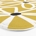 Daisy chain - yellow Bath Mat Gallery Image 3