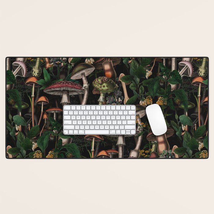 Mushroom Paradise III Desk Mat Gallery Image 1