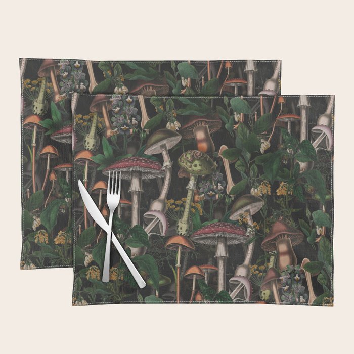 Mushroom Paradise III Placemat Gallery Image 1