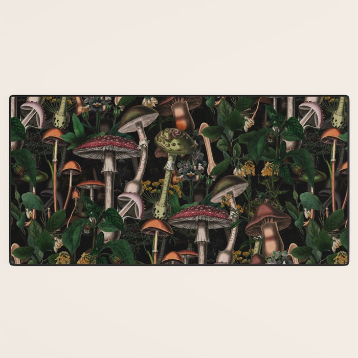 Mushroom Paradise III Desk Mat Gallery Image 3