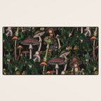 Mushroom Paradise III Desk Mat Gallery Image 3