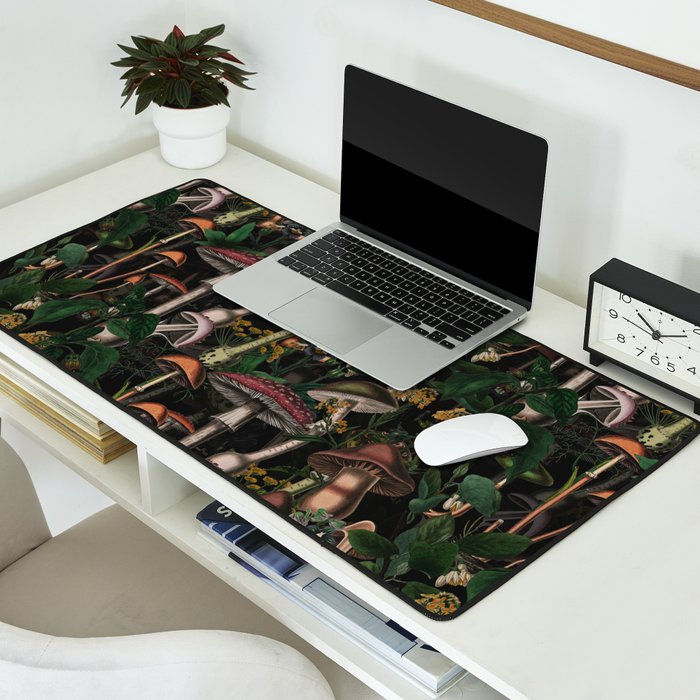 Mushroom Paradise III Desk Mat Gallery Image 2