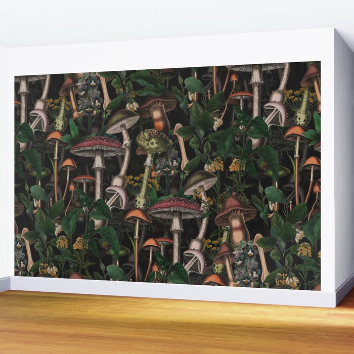 Mushroom Paradise III Wall Mural Gallery Image 2