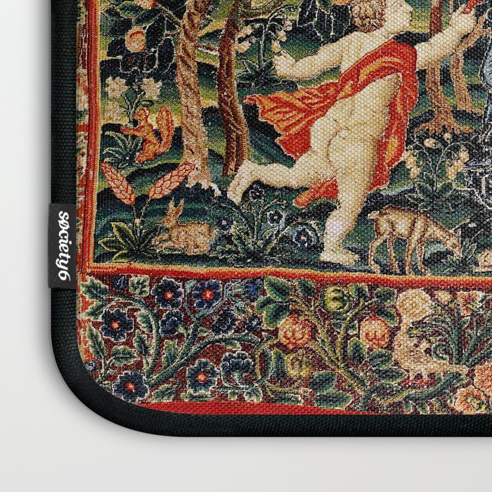 Franco Flemish Allegorical 17th Century Tapestry Print Laptop Sleeve Gallery Image 3