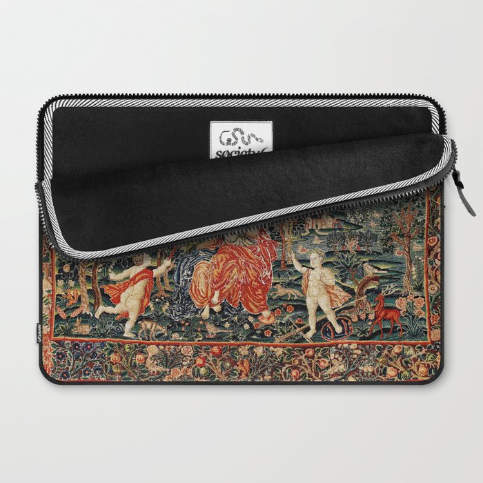 Franco Flemish Allegorical 17th Century Tapestry Print Laptop Sleeve Gallery Image 2