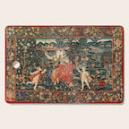 Franco Flemish Allegorical 17th Century Tapestry Print Cutting Board Gallery Image 1