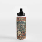 Franco Flemish Allegorical 17th Century Tapestry Print Water Bottle Gallery Image 2