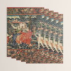 Franco Flemish Allegorical 17th Century Tapestry Print Wrapping Paper Gallery Image 3