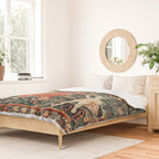 Franco Flemish Allegorical 17th Century Tapestry Print Duvet Cover Gallery Image 2