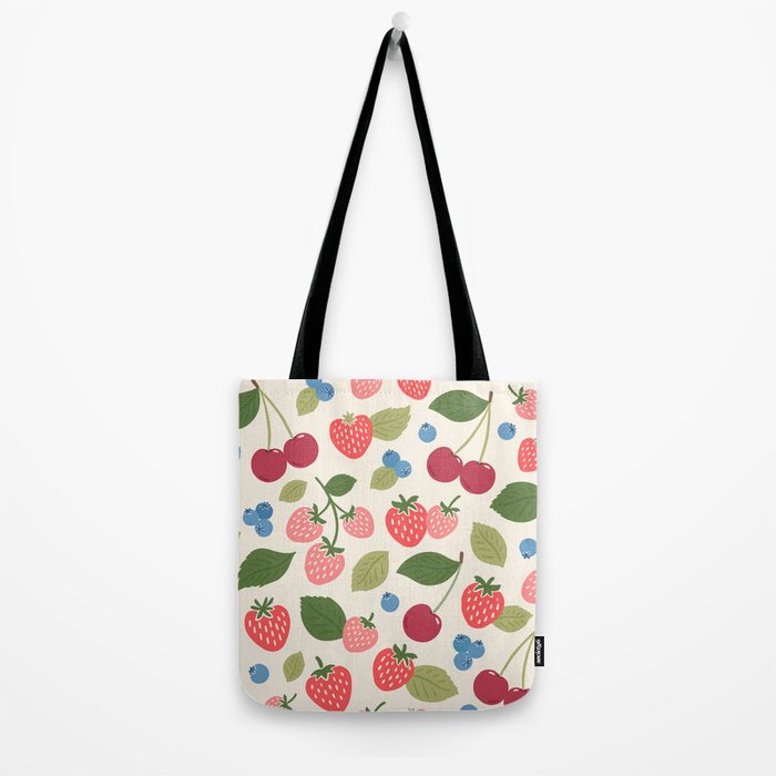 Berry Cherry Harvest Tote Bag Gallery Image 2